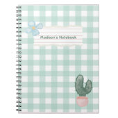 Bloem en Cactus Notitieboek (Voorkant)