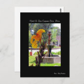 Bloem en fontein, Hotel & Spa Laguna Seca, Peru Briefkaart (Voorkant / Achterkant)