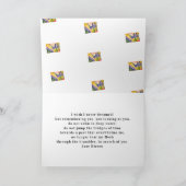 Bloem en Gedicht Kaart (Binnen)