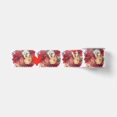 Bloem- en Hart Romantisch Bloemendesign Satijnen Lint (Voorkant)