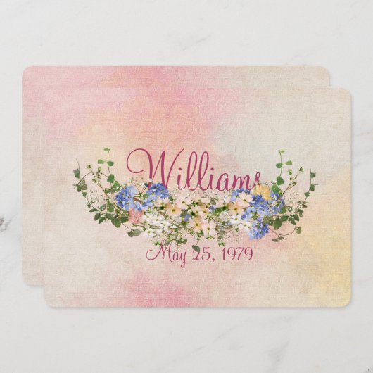 bloem- en iwbowvernieuwing kaart (Voorkant / Achterkant)