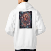 Bloem- en Koi Droomontwerp Hoodie (Achterkant)