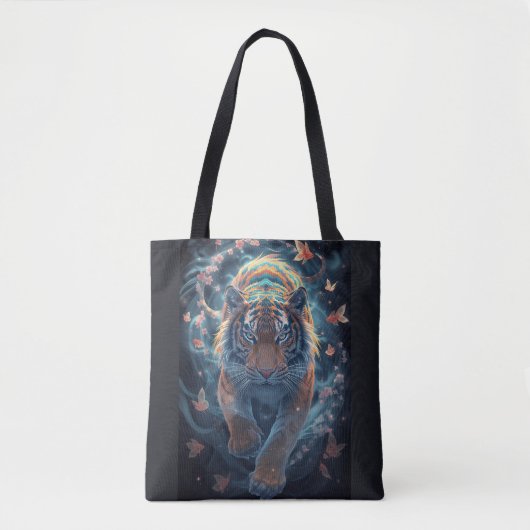 Bloem- en Koi Droomontwerp Tote Bag (Voorkant)