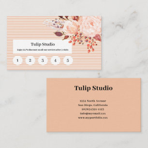 Bloem- en Lijnen Loyalty Card Visitekaartje