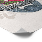 Bloem- en magische Poster - purslane (Hoek)