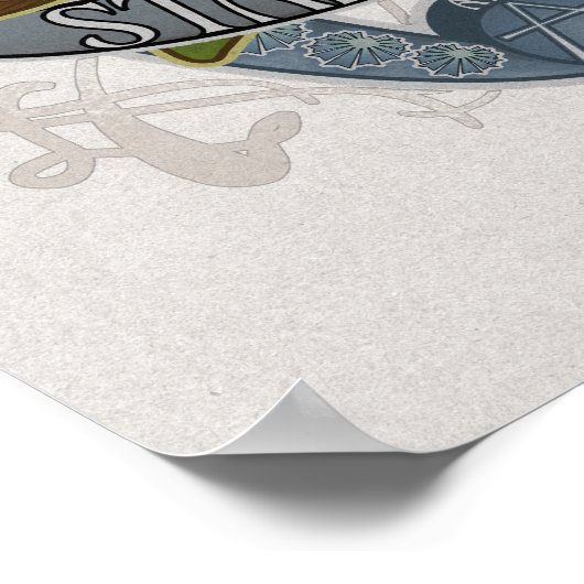 Bloem- en magische Poster - Star Anise (Hoek)