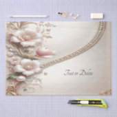 Bloem- en parelversiering tissuepapier (Craft)