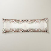 Bloem- en parelversieringen lichaamskussen (Achterkant)