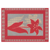 bloem- en schaduwbloemdruk tafelkleed (Voorkant (Horizontaal))