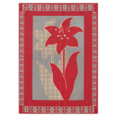 bloem- en schaduwbloemdruk tafelkleed (Voorkant)