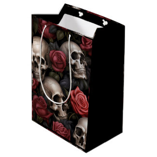 Bloem en Schedels Medium Cadeauzakje
