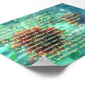 Bloem en Sonnet Poster (Hoek)