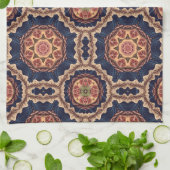 Bloem- en stervormen Decoratief Ontwerp Theedoek (Gevouwen)