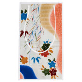 Bloem en stromend water, Japans ontwerp Klein Cadeauzakje (Voorkant)