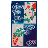 Bloem en stromend water, Japans ontwerp Klein Cadeauzakje (Voorkant)