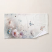 Bloem en Vlinder Dans Bad Handdoek (Handdoek)