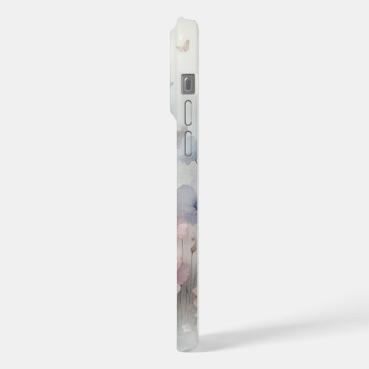 Bloem en Vlinder Dans iPhone Hoesje (Linkerkant)