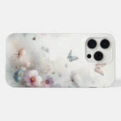 Bloem en Vlinder Dans iPhone Hoesje (Achterkant horizontaal)