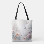 Bloem en Vlinder Dans Tote Bag (Achterkant)