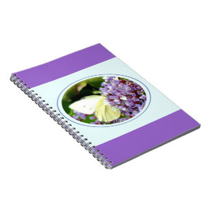 Bloem en vlinder notitieboek
