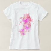 Bloem en vlinder t-shirt (Design voorkant)