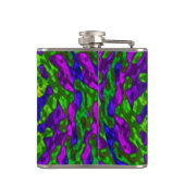 Bloem en Zwervels Mandala Heupfles (Achterkant)