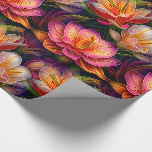 Bloem Fantasique Uniek Cadeaupapier (Hoek)