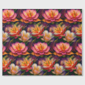 Bloem Fantasique Uniek Cadeaupapier (Vlak)