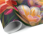 Bloem Fantasique Uniek Cadeaupapier (Rol Hoek)