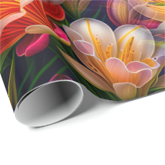 Bloem Fantasique Uniek Cadeaupapier