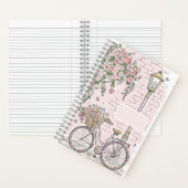 Bloem fiets notitieboek (Binnen)