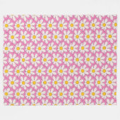 Bloem Fleece Deken (Voorkant (Horizontaal))