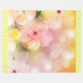 Bloem Fleece Deken (Voorkant (Horizontaal))