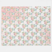Bloem Fleece Deken (Voorkant (Horizontaal))
