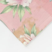 Bloem Fleece Deken (Hoek)