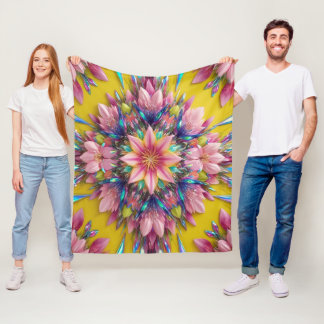 bloem fleece deken