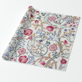 Bloem, Floral Pattern, William Morris Cadeaupapier (Uitgerold)