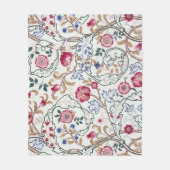 Bloem, Floral Pattern, William Morris Fleece Deken (Voorkant)