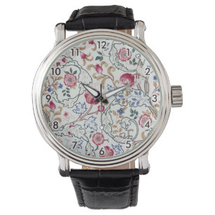 Bloem, Floral Pattern, William Morris Horloge