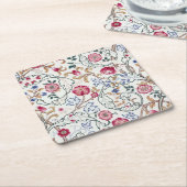 Bloem, Floral Pattern, William Morris Kartonnen Onderzetters (Schuin)