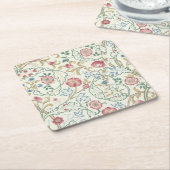 Bloem, Floral Pattern, William Morris Kartonnen Onderzetters (Schuin)