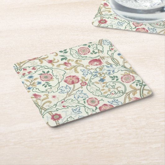 Bloem, Floral Pattern, William Morris Kartonnen Onderzetters (Schuin)