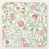 Bloem, Floral Pattern, William Morris Kartonnen Onderzetters (Voorkant)