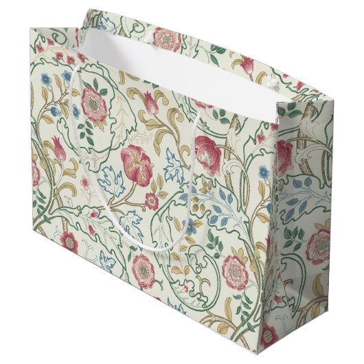 Bloem, Floral Pattern, William Morris Large Gift Groot Cadeauzakje (Achterkant Gekanteld)