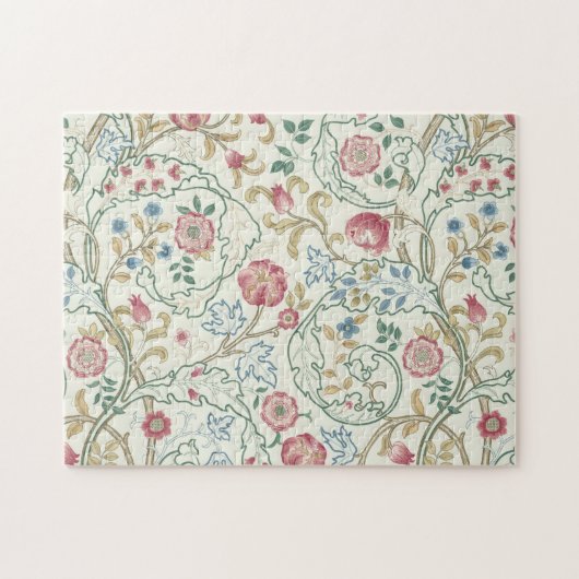 Bloem, Floral Pattern, William Morris Legpuzzel (Horizontaal)