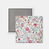 Bloem, Floral Pattern, William Morris Magneet (Voorkant / Achterkant)