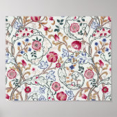 Bloem, Floral Pattern, William Morris Poster (Voorkant)