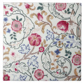 Bloem, Floral Pattern, William Morris Tegeltje (Voorkant)