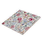 Bloem, Floral Pattern, William Morris Tegeltje (Zijkant)