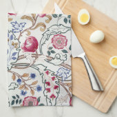 Bloem, Floral Pattern, William Morris Theedoek (Quarter Fold)